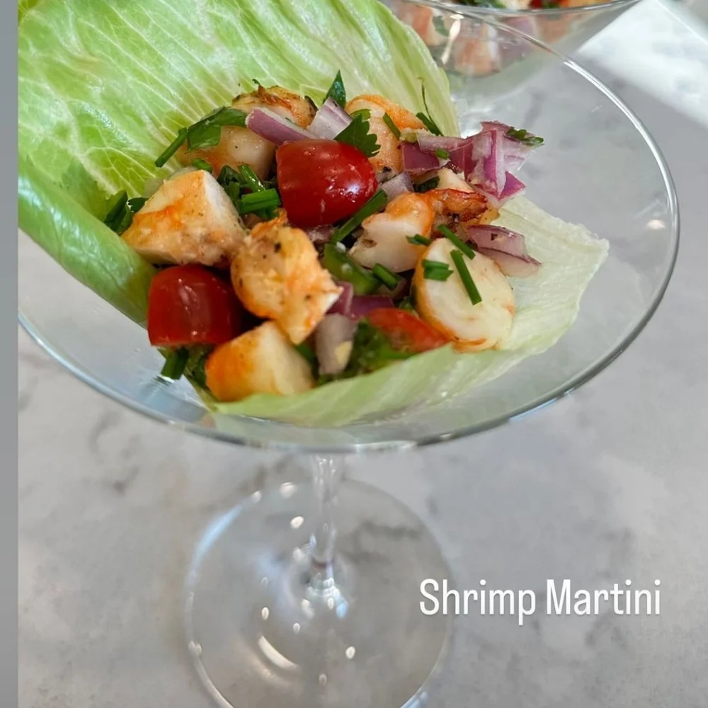 COPY Hand Blown Martini Or Margarita Set of 2 Glasses With Aqua Rim